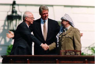 13 settembre 1993: Rabin, Cliton, Arafat